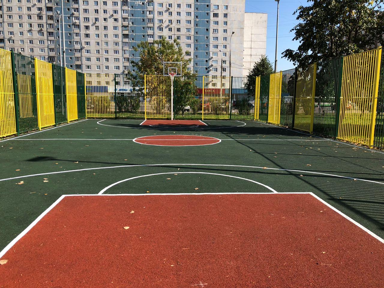 Строительство баскетбольных площадок (28м х 15м = 420 м2) - фото 1 - id-p91608717