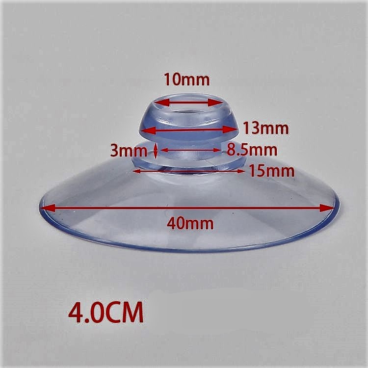 Присоска силиконовая с грибовидной головкой 40 мм