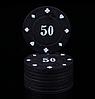 Набор для игры в покер профессиональный 500 Poker Chips с сукном в жестяной банке, фото 2