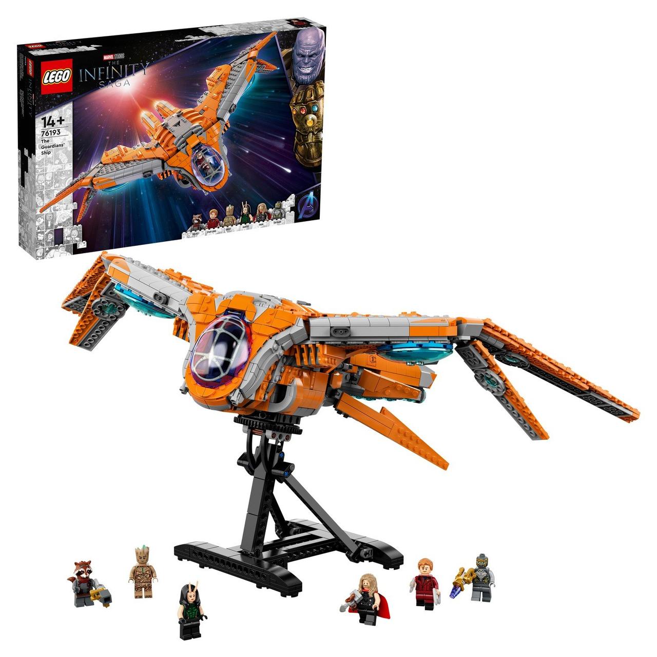 76193 Lego Marvel «Мстители: Финал» Корабль Стражей, Лего Супергерои Marvel