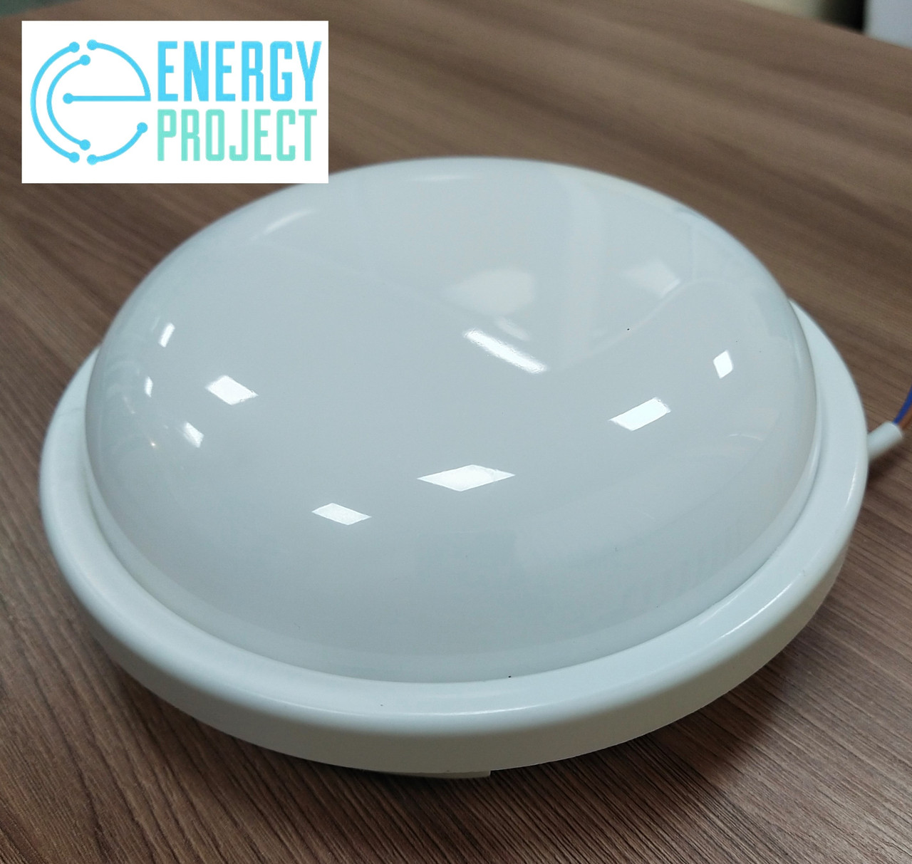 Светильник LED НПП 30W круг белый с датчиком PLATO