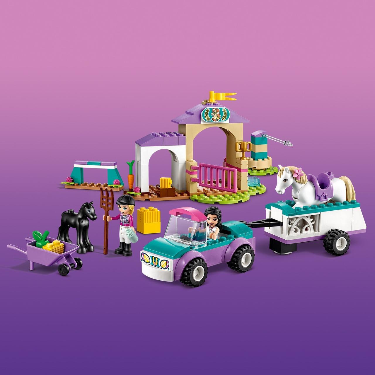 41441 Lego Friends Тренировка лошади и прицеп для перевозки, Лего Подружки - фото 4 - id-p91581937