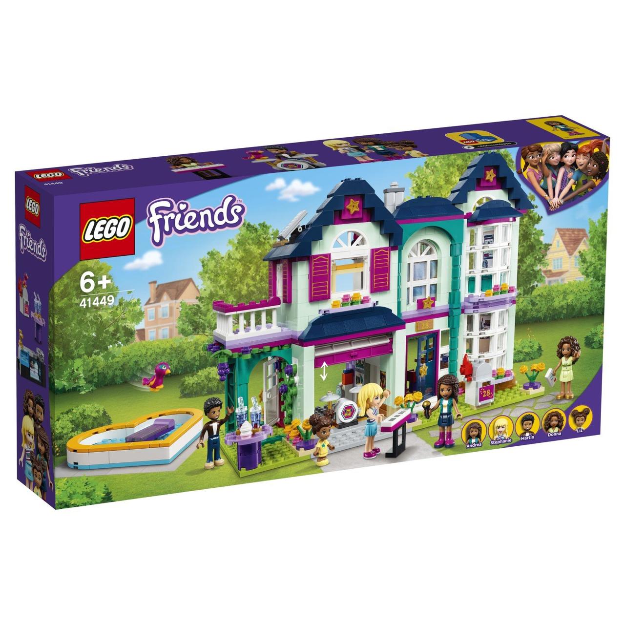 41449 Lego Friends Дом семьи Андреа, Лего Подружки - фото 1 - id-p91624547