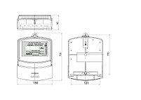 Счетчик электронный 3фаз. однотарифный ДАЛА СА4У-Э720 ТХ П 3x220/380V 5(7,5)A, фото 2