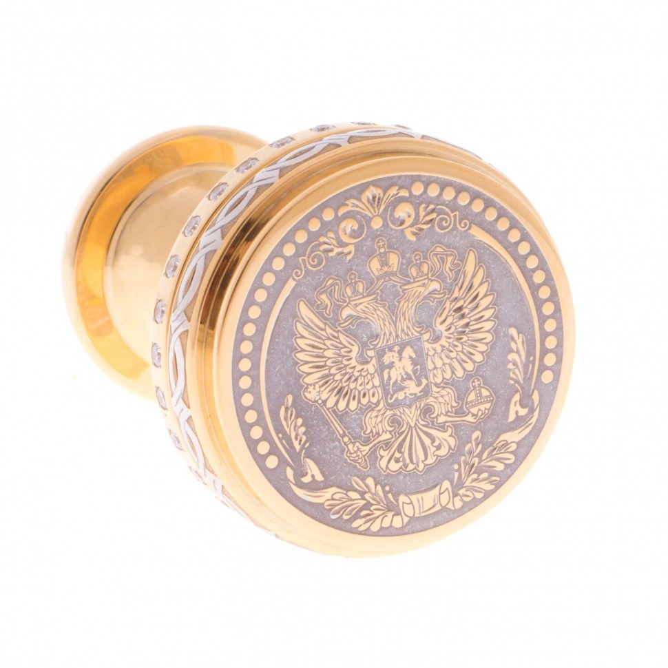 Оснастка для печати "Аквамарин" металлическая в подарочной коробке Златоуст 121876 - фото 2 - id-p91629237