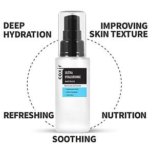 Сыворотка c гиалуроновой кислотой COXIR Ultra Hyaluronic Ampoule, 50 мл., фото 2