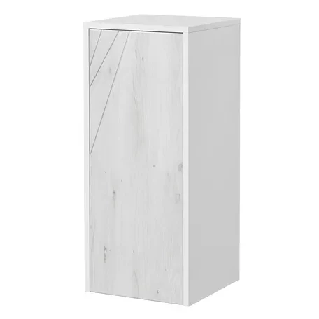 Шкафчик с корзиной Акватон Сакура 1A220703SKW80 ольха навара-белый глянец - фото 1 - id-p91633773