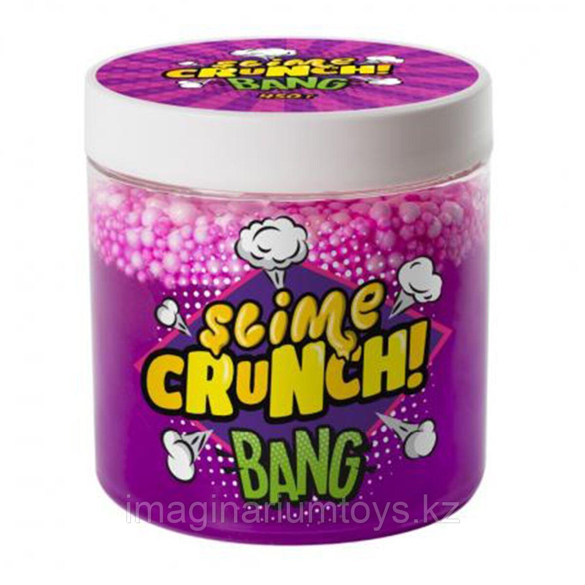 Слайм Crunch-slime Bang с шариками и ароматом ягод 450г