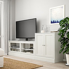 ХАВСТА Шкаф для ТВ, комбинация, белый, 241x47x89 см, фото 2
