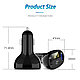Авто USB зарядка в прикуриватель с вольтметром быстрая зарядка QC3 Type-C - фото 2 - id-p91648510
