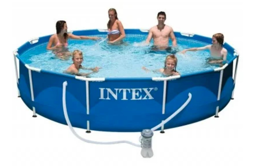 Каркасный сборный бассейн Intex Metal Frame Pool 366 х 76 см с фильтром