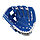 Бейсбольная перчатка ловушка тренировочные обхват руки 28 см размер 10,5" синяя, фото 4