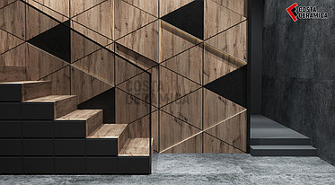 Керамогранит 120х60 Cedar Wood Natural mat+glossy, фото 4