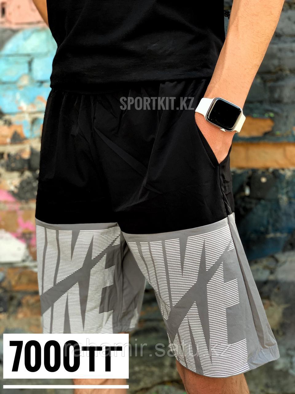 Шорты Nike Dry чер сер 3258-1