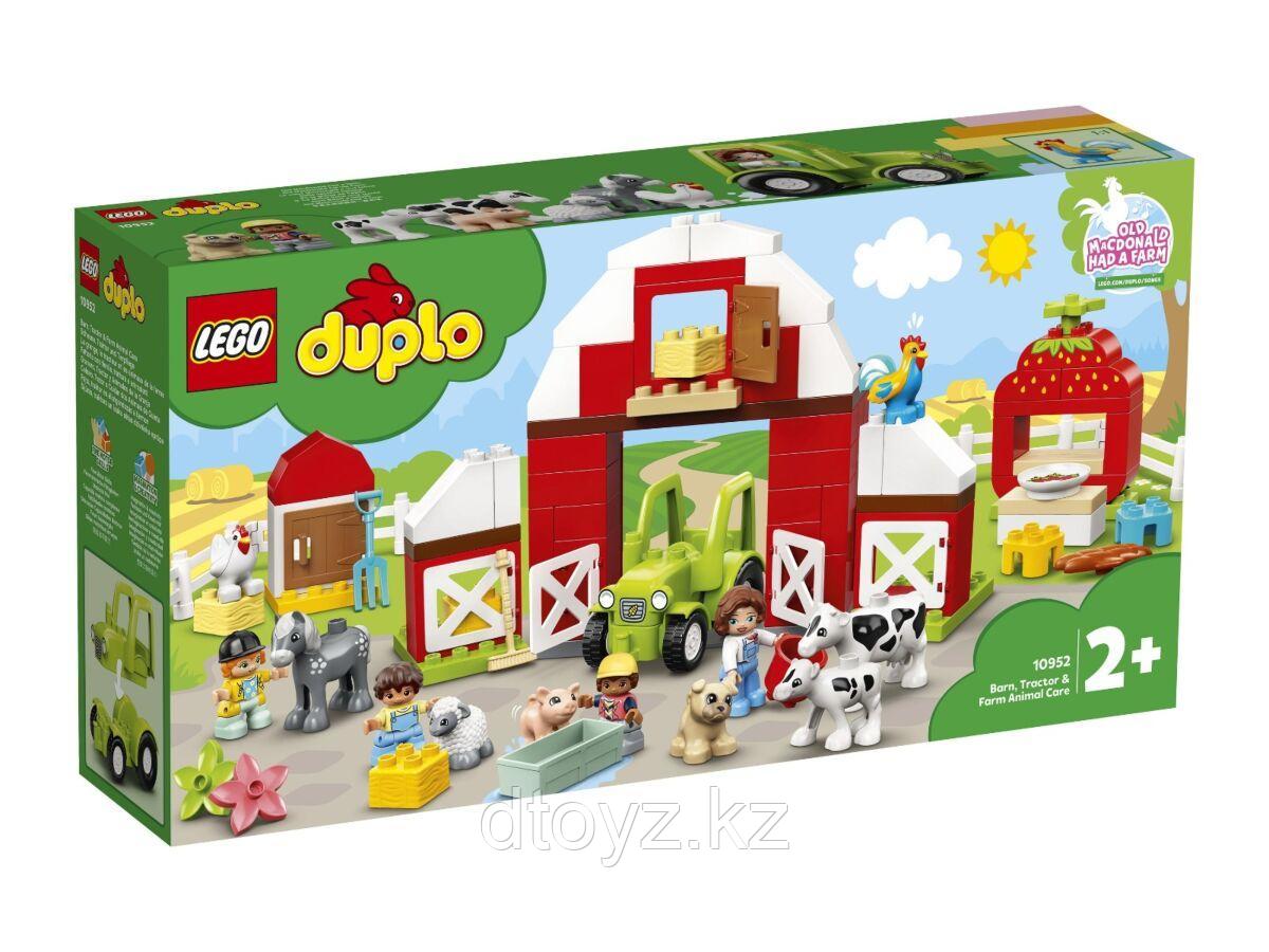 Lego Duplo Town Фермерский трактор, домик и животные 10952