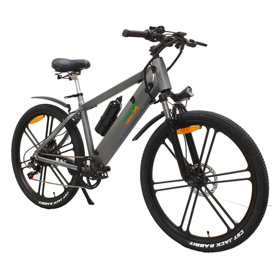 Электровелосипед GreenCamel Рейнджер (R26 500W 48V 10Ah) Alum, Magn, 6скор Серый - фото 1 - id-p91659160