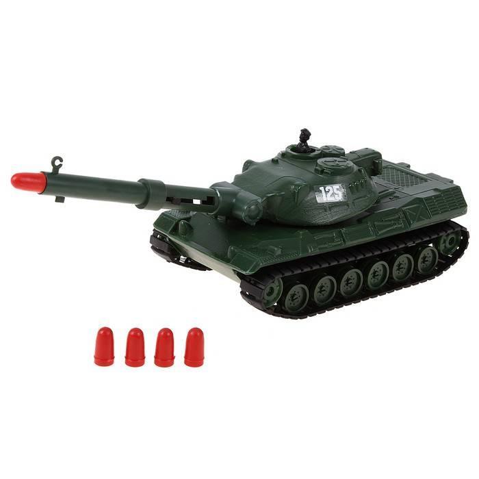 Игрушечный танк с пневмопушкой Форма - фото 1 - id-p91659451