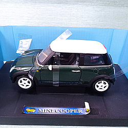 1/18 Jadi Коллекционная модель MINI Cooper British Racing, зеленый