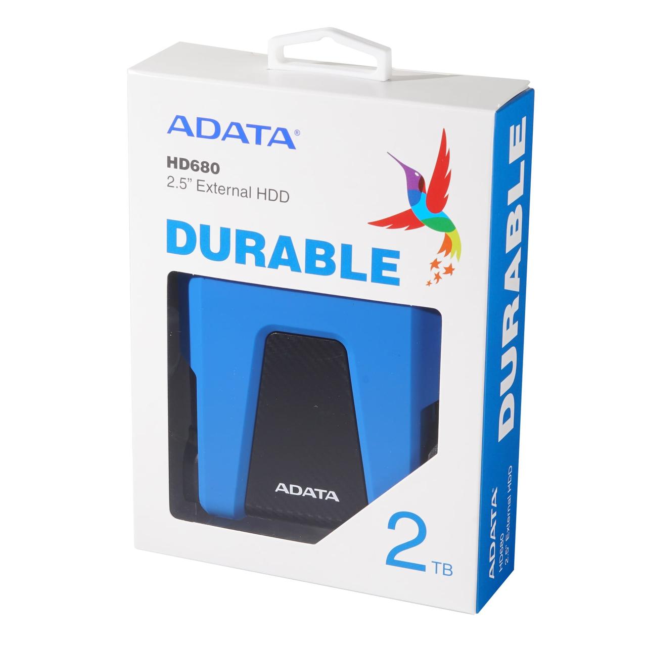 ADATA AHD680-2TU31-CBL Внешний жесткий диск HV320 2TB USB 3.2 BLUE - фото 2 - id-p91675026