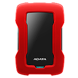 ADATA AHD330-1TU31-CRD Внешний жесткий диск HD330 1TB  USB 3.2 красный, фото 2