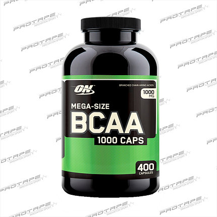 Аминокислотный комплекс BCAA Optimum Nutrition 1000 400 капсул, фото 2