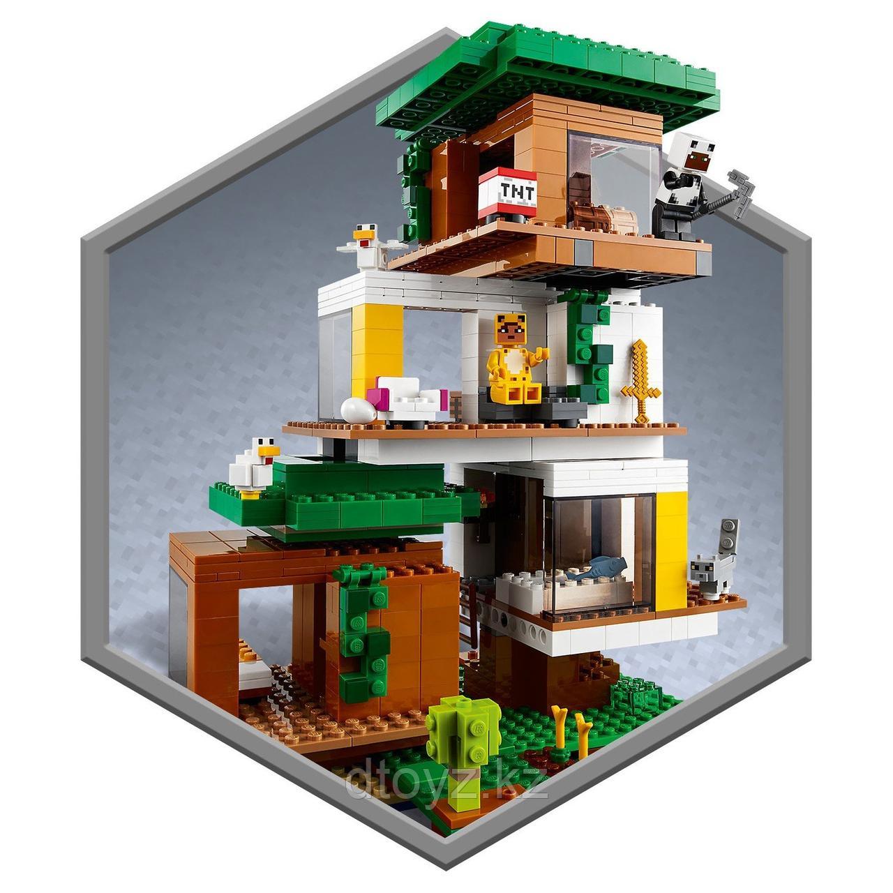 Lego Minecraft Современный домик на дереве 21174 - фото 5 - id-p91679680