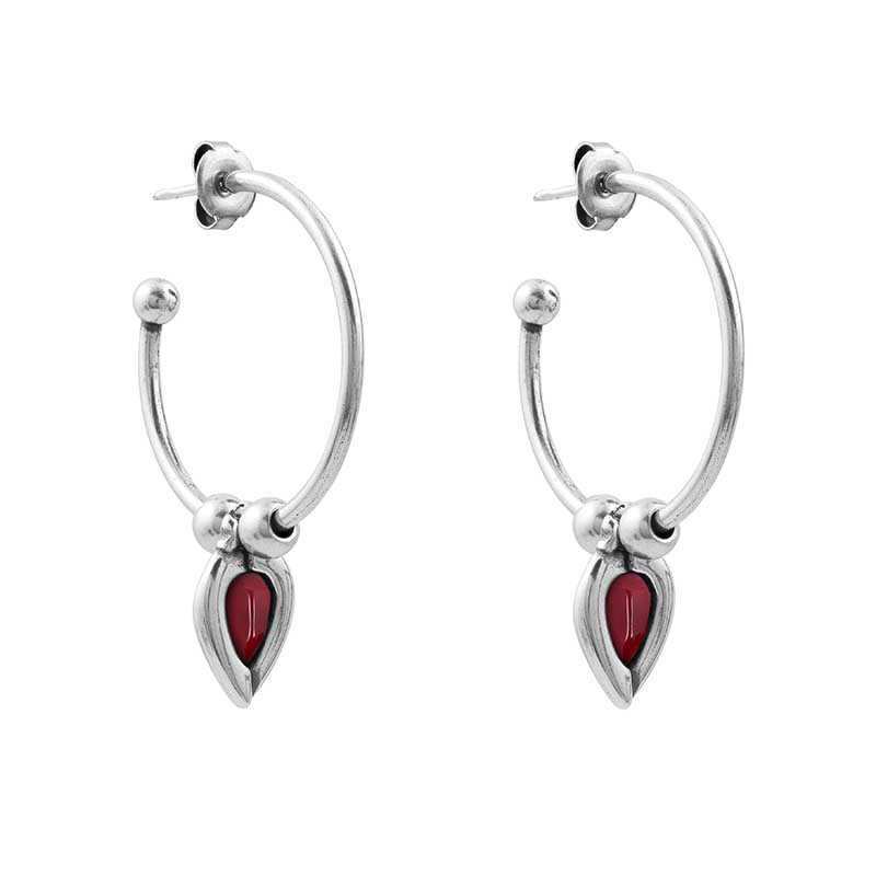 Серьги / Singular Forest / красный / ЕВ60 ( Фабрика ), фото 1