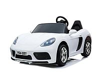 Детский подростковый электромобиль Porsche Cayman 180W Белый