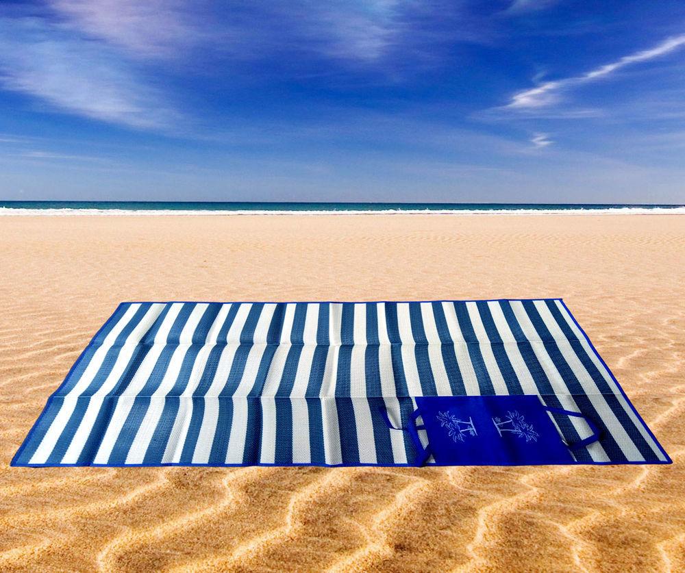 Пляжный коврик-сумка складной "Пальмы" зеленый 150* 170 см (пляжная ...