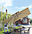 Зонт квадратный "Комфорт Lux" с вентиляцией (4х3м), бежевый БЕЗ КАМНЕЙ, фото 3
