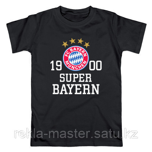 Футболка с надписью "Super Bayern" - фото 1 - id-p91693161