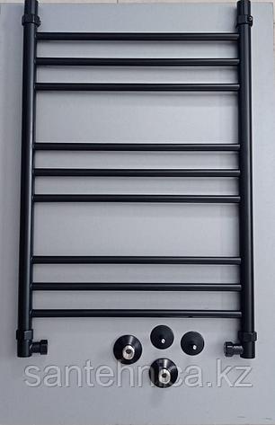 Полотенцесушитель ЛП (г2) 80/50 RAL9005 Черный матовый, фото 1