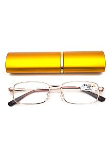 Готовые очки для зрения с диоптриями от +0.50 до +4.00 (золото)