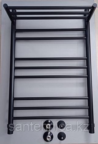 Полотенцесушитель ЛП (г2) ВП 80/50 RAL9005 Черный матовый, фото 1