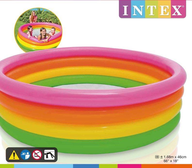 Детский надувной бассейн "Радуга"  Intex 56441