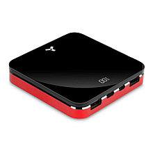 Accesstyle Carmine 8MP Внешний аккумулятор Powerbank 8000 мА-ч, 2 подкл. устройства, черный/красн
