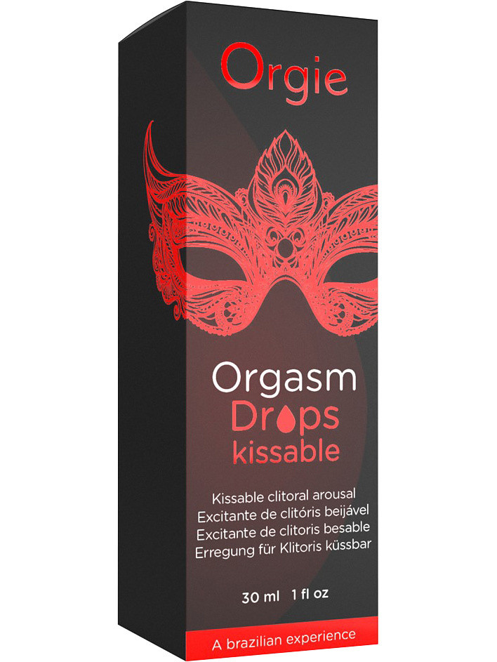 Orgasm Drops Kissable возбуждающие капли для женщин, жидкость флакон 30мл, 95гр.