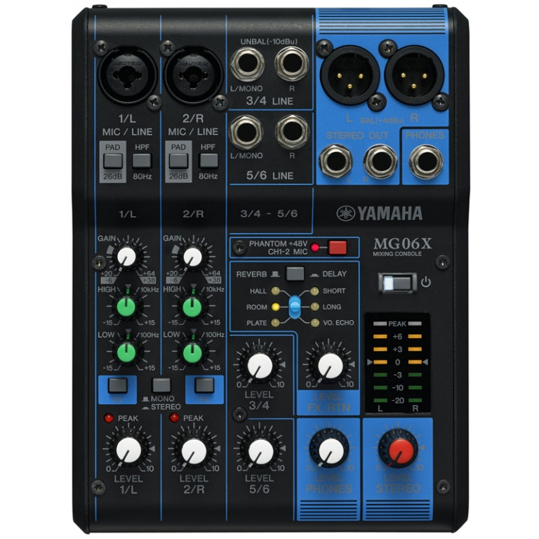Аналоговый микшерный пульт Yamaha MG06X