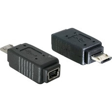 Переходник mini USB(f) - micro USB(m) - фото 1 - id-p88662759