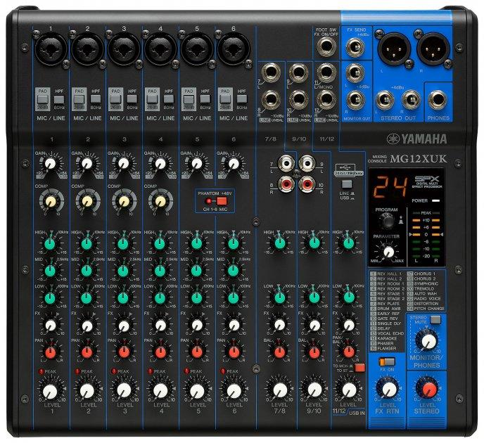 Аналоговый микшерный пульт Yamaha MG12XUK