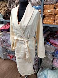 Халат вафельный пр-во Турция цветной