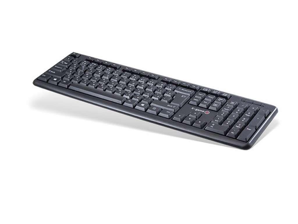 Клавиатура X-Game XK-100UB черная, USB, Анг/Рус/Каз