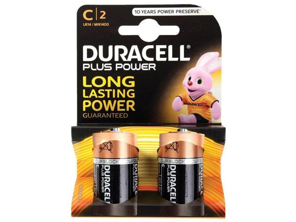 Батарейки DURACELL LR14 BASIC С (2 шт/уп)