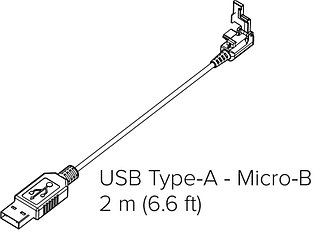 Кабель Polycom Replacement USB 2.0 cable for RealPresence Trio 8800 (2457-20202-003)