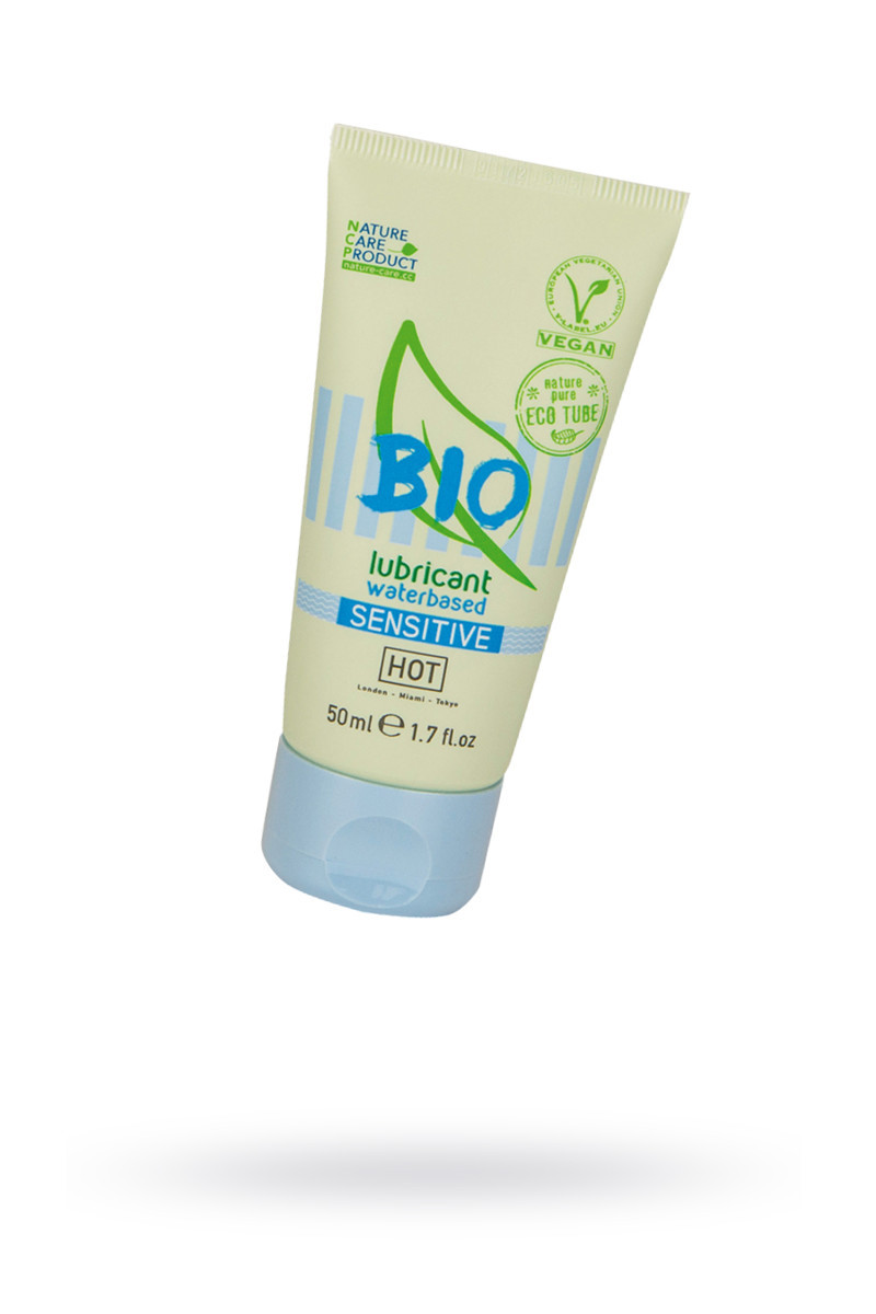 ИНТИМНЫЙ ГЕЛЬ-ЛУБРИКАНТ HOT BIO SENSITIVE, НА ВОДНОЙ ОСНОВЕ, 50 МЛ