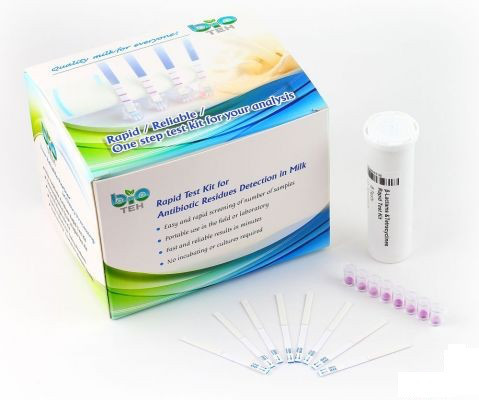 BIOTEH 4S Экспрес-тест для определения антибиотиков в молоке без инкубатора