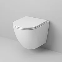 Унитаз Grossman GR-4455MS подвесной безободковый с тонкой крышкой, белый