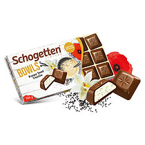 Молочный шоколад Schogetten BOWLS Poppy Seed Vanilla 100гр (15 шт. в упаковке)