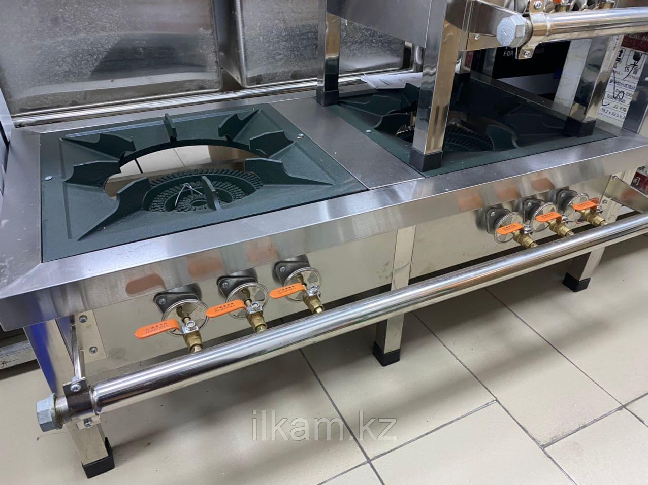 Плита газовая напольная 3+3 крана