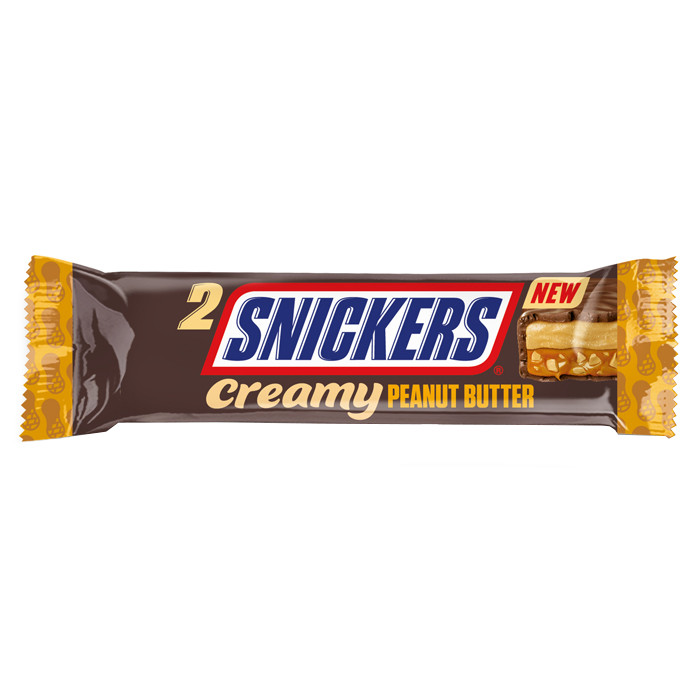 Шоколадный батончик SNICKERS Creamy Peanut Butter 36.5 гр (24 шт-упак)